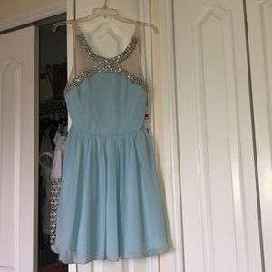 Nwt baby Blue baby doll  size 11 dress